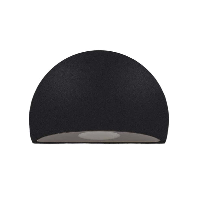 Mini Mariner Wall Light Dome 1.5W 27k 24VDC IP65 SS Black