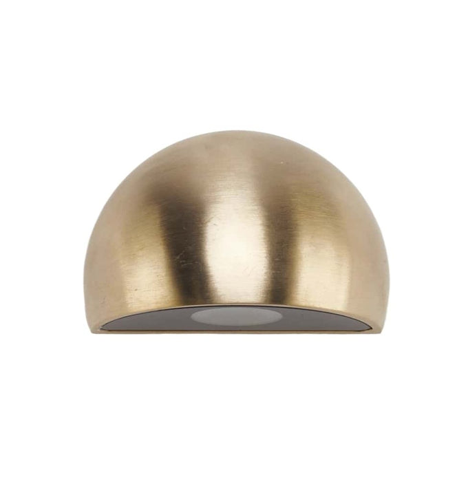 Mini Mariner Wall Light Dome 1.5W 27k 24VDC IP65 Brass