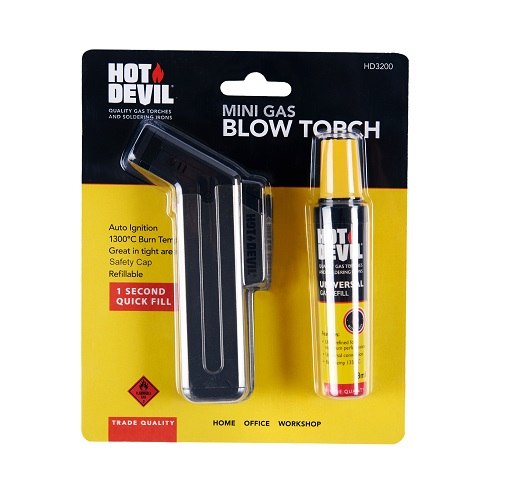 Hot Devil Mini Gas Blow Torch