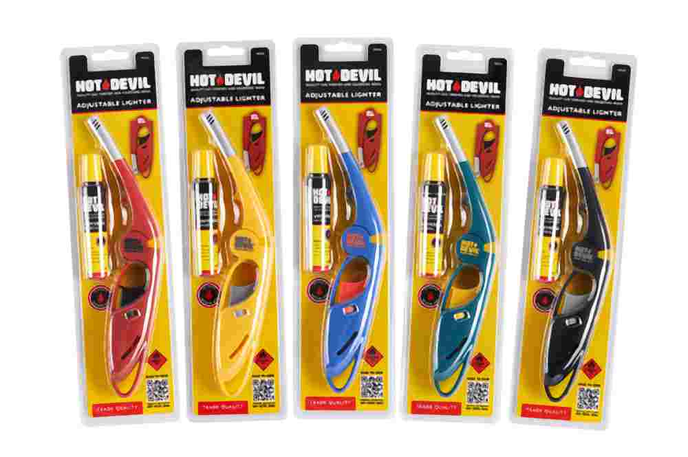 Hot Devil Gas Lighter Adjustable
