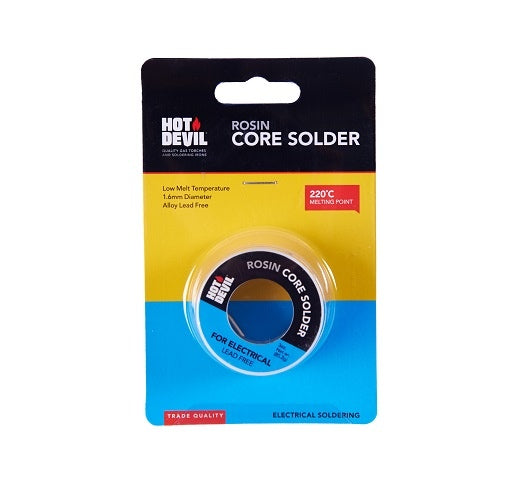 Hot Devil Rosin Core Solder 1.6mm 220c