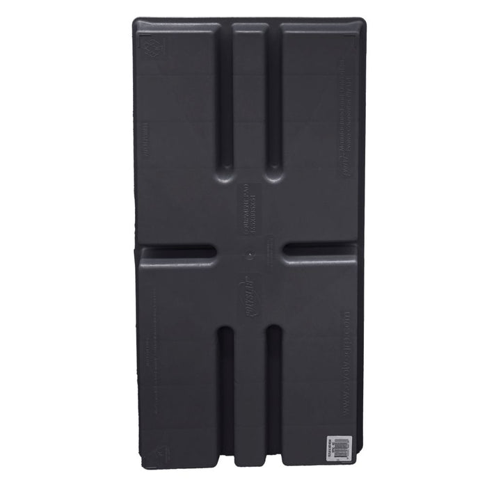 Polyslab Base 465 x 885 x 51mm for Split Sys Air Con Black