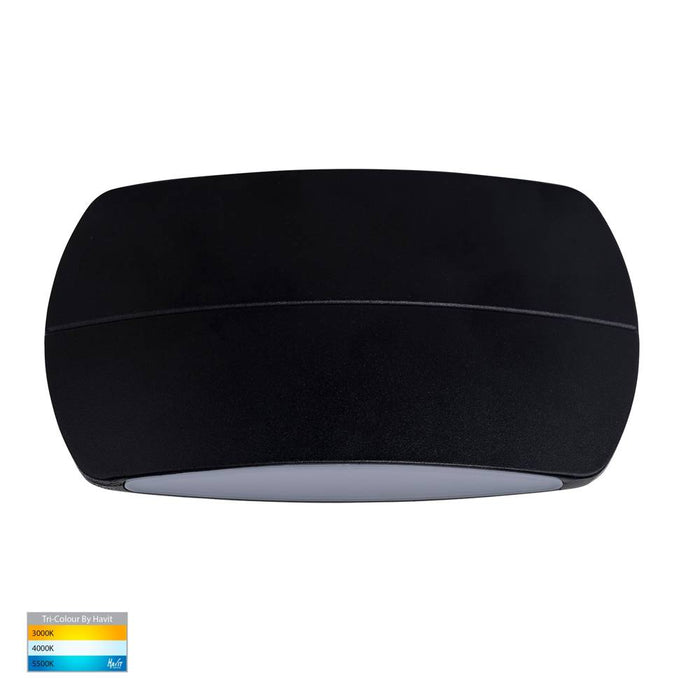 Cara Wall Light Up/Down 2 x 3W 3/4/5k Black IP54