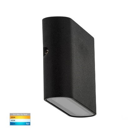 Lisse Wall Light Up/Down 4W 3/4/5k Black IP54