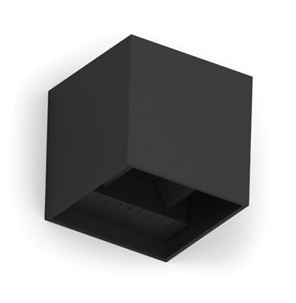 Wall Light Up Down 5.5W Adj Angle 230V IP65 Black