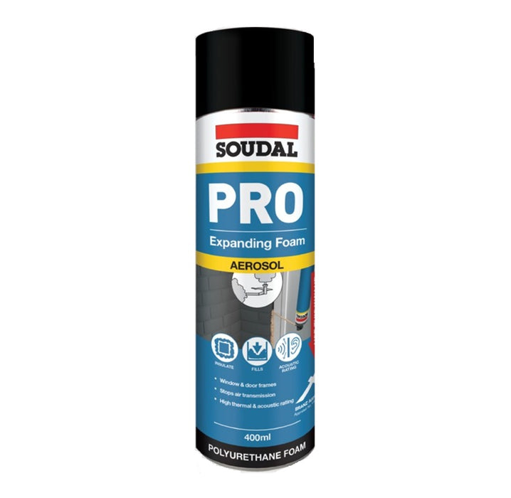 Soudal Pro Expanding Foam Aerosol 400ml