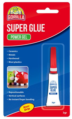 Gorilla Ultrabonder Power Gel 3g Tube Blister