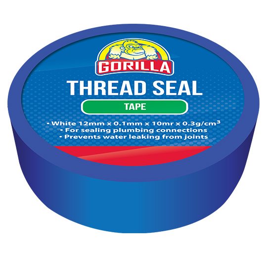 Gator Plumbers Pipe Tape White 12mm x 10m