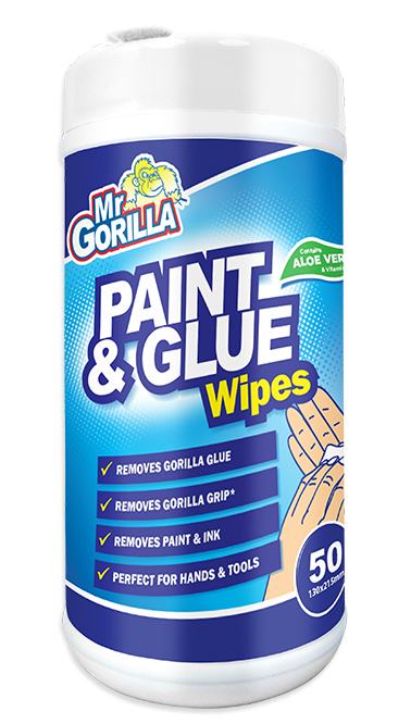 MR Gorilla Paint and Glue Wipes 50pk