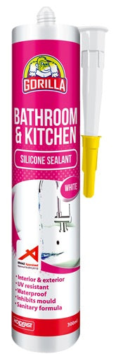 Silaseal Bathroom and Kitchen Neutral Silicone 300ml Clear