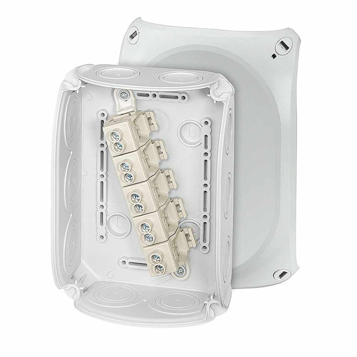 Tough Cable Junction Box IP66 5P 4 x 10mm Terminal