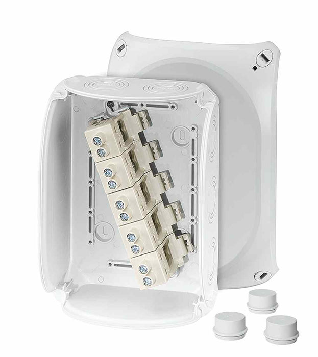 Tough Cable Junction Box IP66 5P 4 x 16mm Terminal