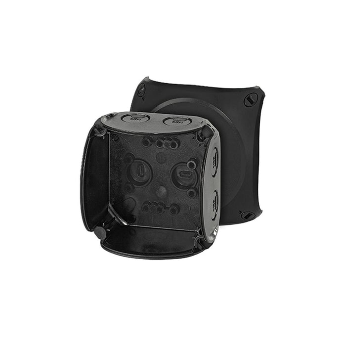 Cable Junction Box HF 93 x 93 x 62mm Black