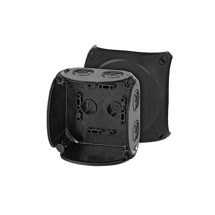 Cable Junction Box HF 104 x 104 x 70mm Black