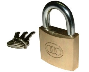 PADL262B 262 Brass Padlock 25mm