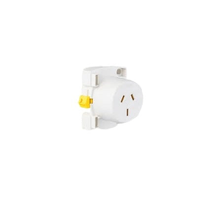 Socket 10A 3Pin Quick Connect White