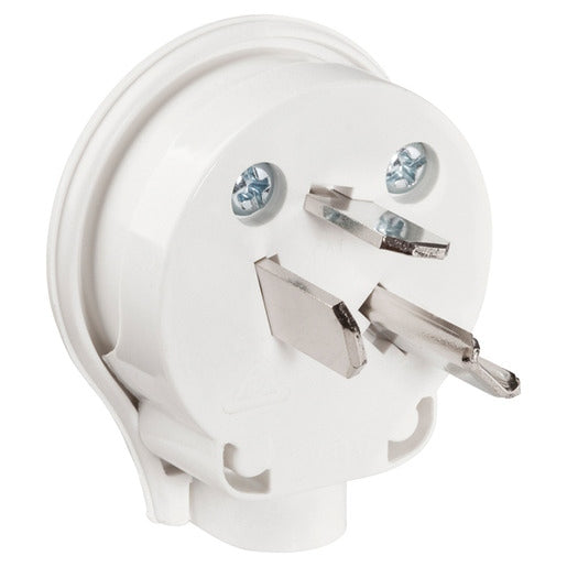 Plug Top 32A 3Pin U-Shaped Earth White