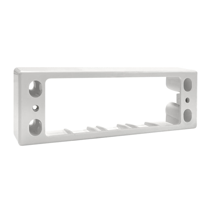 Mounting Block Architrave Dbl White