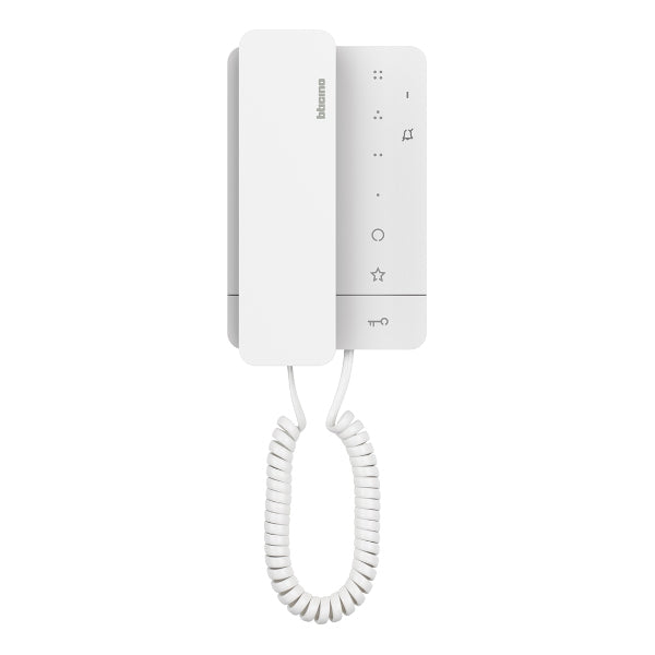 Bticino Classe 100 Internal Unit Audio Handset White