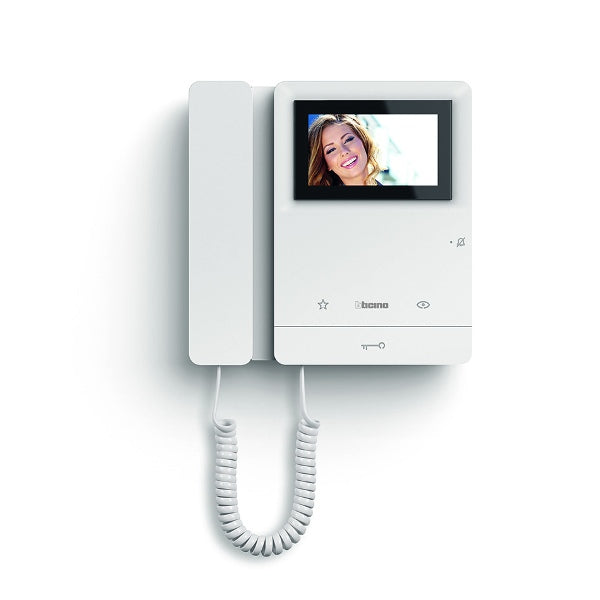 Bticino Classe 100 Internal Unit Video with Handset White