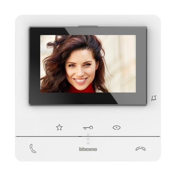 Bticino Classe 100 Internal Unit Video 5 White
