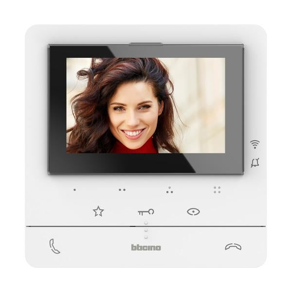 Bticino Classe 100 Internal Unit Video 5 Connected White