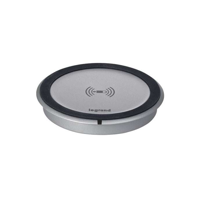 Arteor Induction Charger 80mm Recess Mount Silver 1000Ma