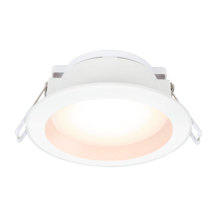 Downlight LED Tricolour Remote Driver 8W 90mm Recessed White