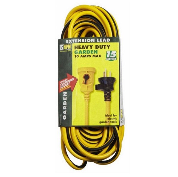 Extension Lead Garden Lockable 15m