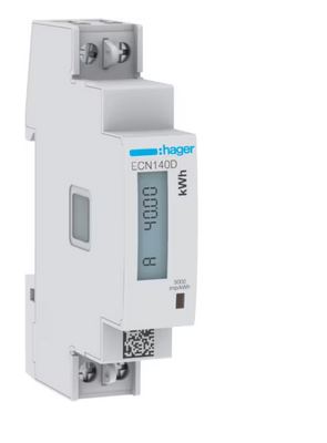 Kilowatt Hour Energy Meter 1Phase 40A Direct 1 module