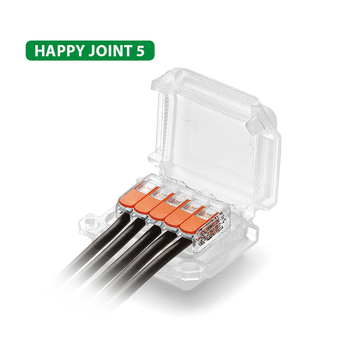 Gel Box 4 x 1-4mm 45 x 37 x 24mm with Connectors (Pkt2)