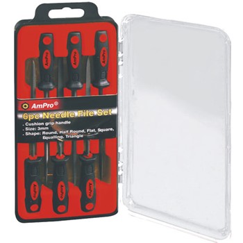 Ampro T19523 Needle File Set 6pc