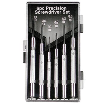 Ampro T32168 Precision Screwdriver Set 1.4-3mm #0-1 Phillips