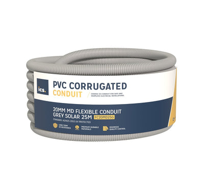 Flexible Conduit 20mm  MD Grey 25m roll