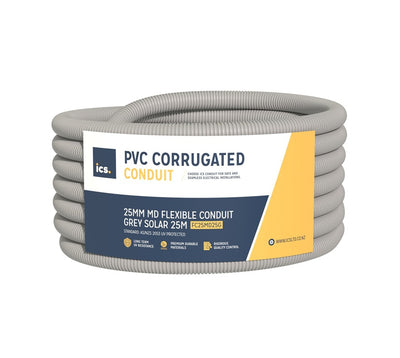 Flexible Conduit 25mm  MD Grey 25m roll