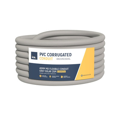 Flexible Conduit 40mm  MD Grey 25m roll