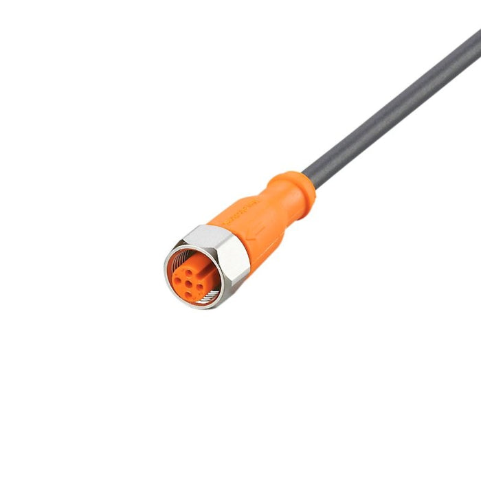 Sensor Socket Straight 4 Wire 0.5mm M12 250VAC 2m Cable PUR