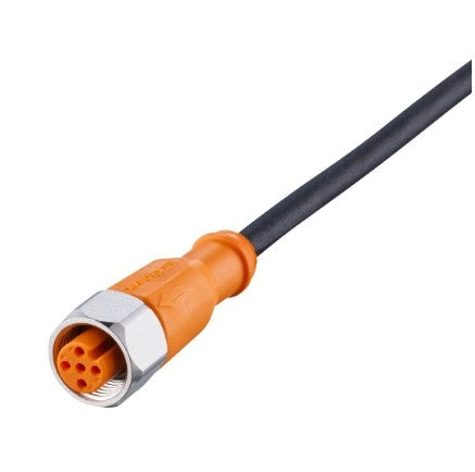 Sensor Socket Straight 5 Wire M12 30VAC 10m PUR Cable