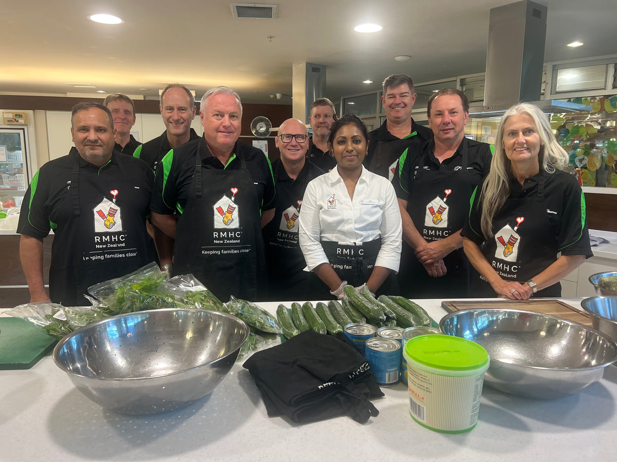 Ideal Electrical team volunteering at Ronald McDonald House