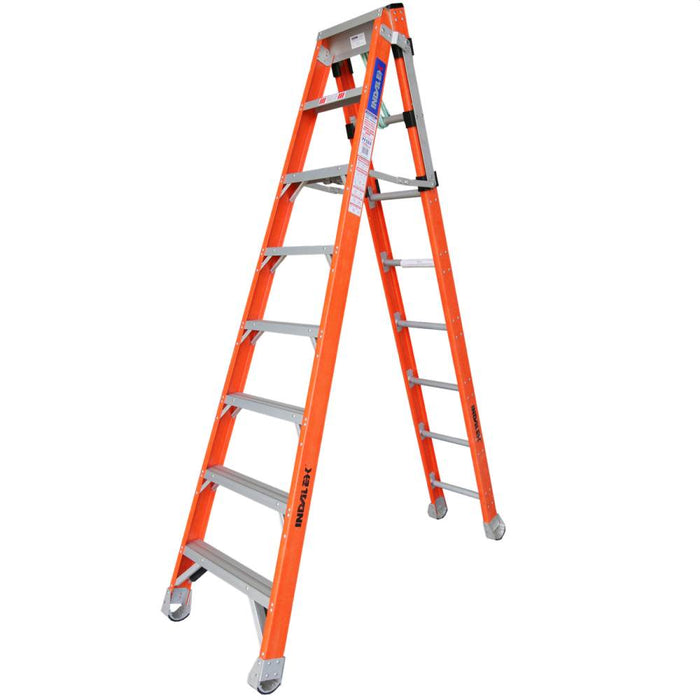 Pro-Series Step Ext Ladder F/Glass 2.1m-3.7m 150kg