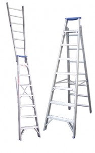 Tradesman Dual Purpose Ladder ALI 2.1-3.8m 120kg