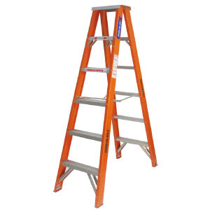 Tradesman Step Ladder F/Glass Dbl Sided 2.4m 120kg