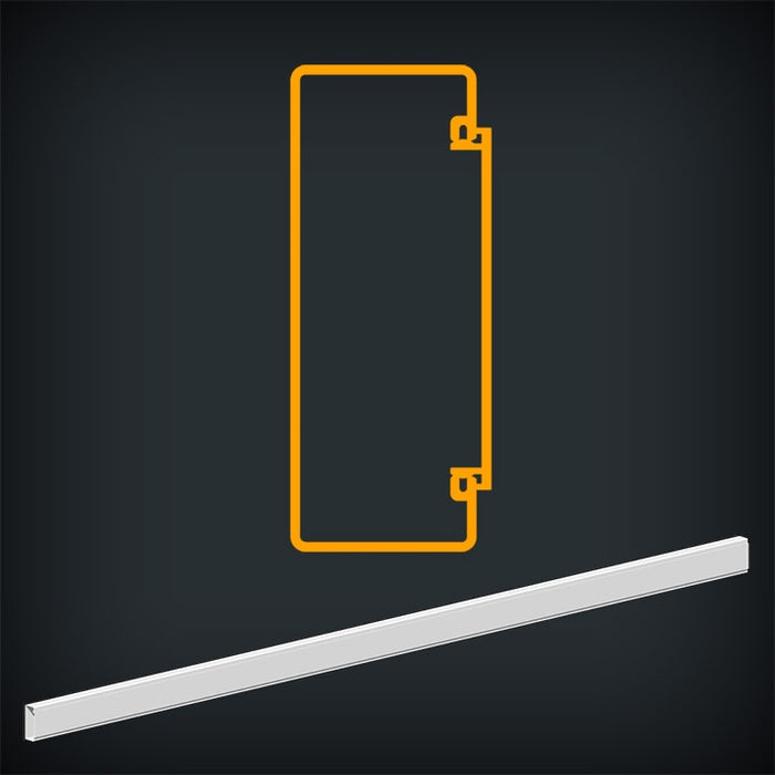 Skirting Trunking Single Channel 115/1 (3m Len)