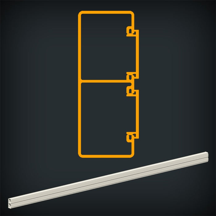 Cat6 Skirting Trunking 114x60 115/2 6m