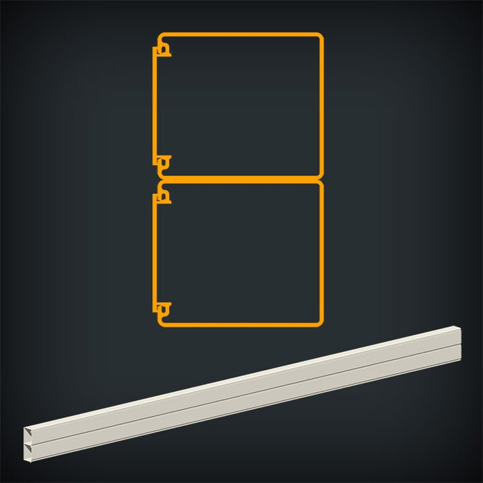 Cat6a Skirting Trunking 181/2 180x100mm3m