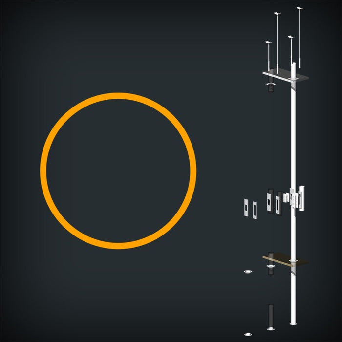 Round Pole Single Channel 3.1m