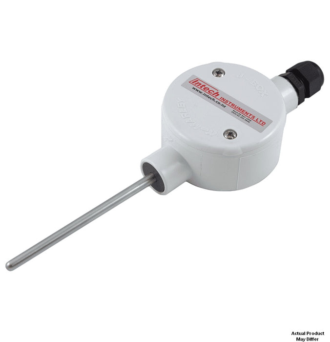 RTD Probe Wall Mount PT100 6.4 x 100mm in PVC JBox