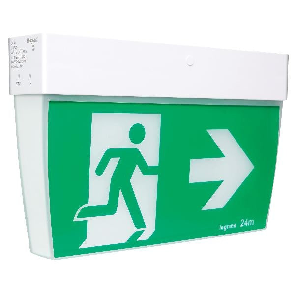 Eco Exit LED Running Man White Lithium