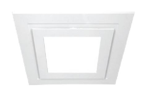 Contour 200 Fascia Square 200mm White with LED