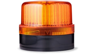 Flashing Beacon LED Amber 24V AC/DC 120mm